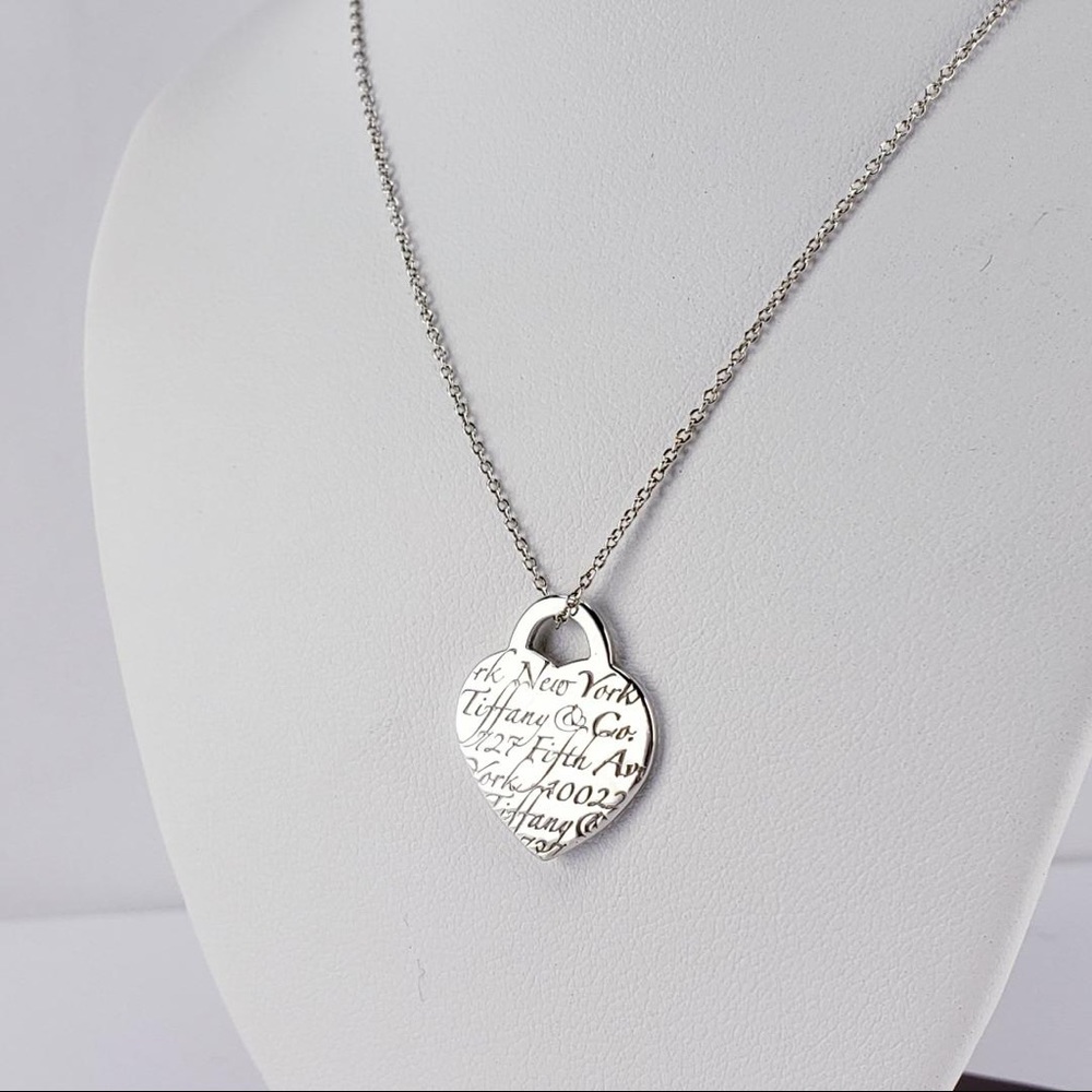 Tiffany & Co Heart New York Necklace